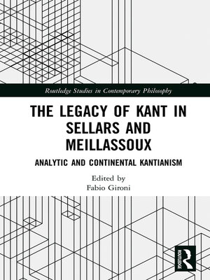cover image of The Legacy of Kant in Sellars and Meillassoux